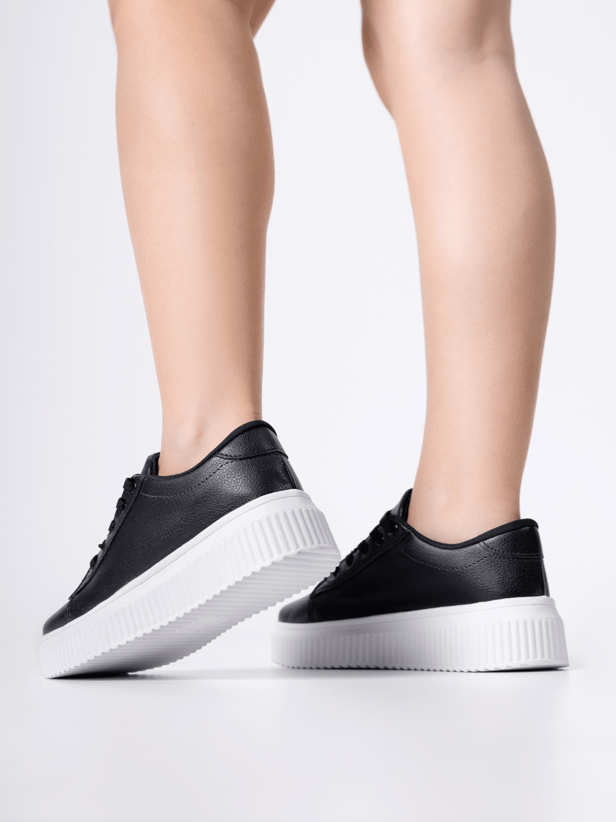 Tênis Casual Sola Tratorada Alta