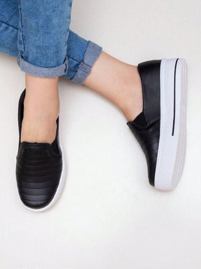 Tênis Slip On Sola Alta Acolchoado