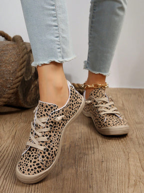 Tênis Casual Estampado Animal Print Estilo Moderno