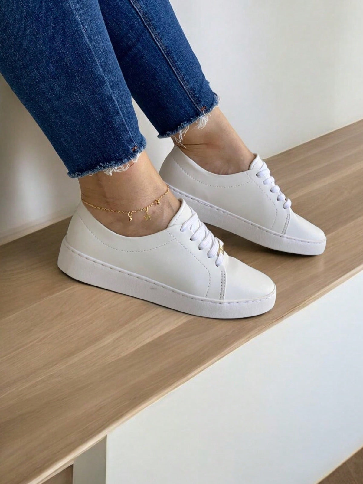 Tênis Casual Plataforma Com Design Clean