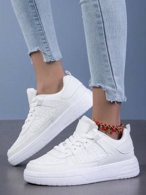 Tênis Casual Básico Com Design Minimalista E Solado Confortável