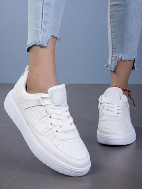 Tênis Casual Básico Com Design Minimalista E Solado Confortável