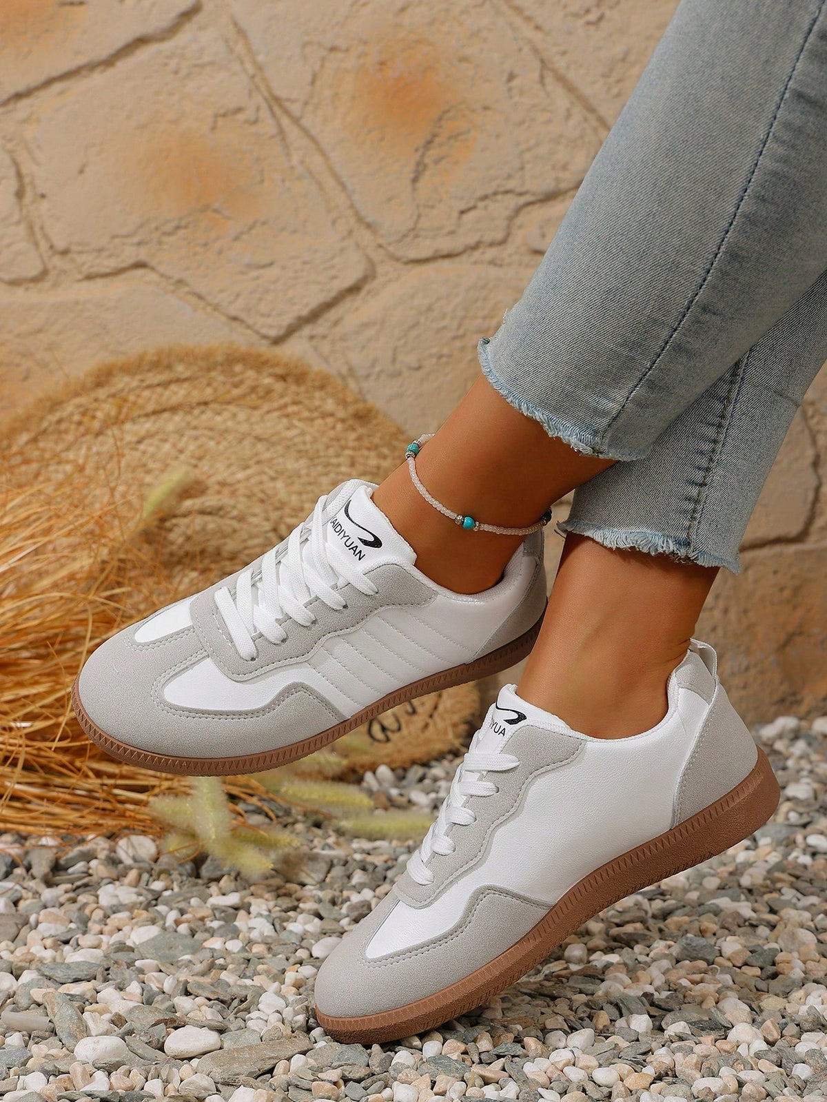 Tênis Casual Confortável Com Design Esportivo